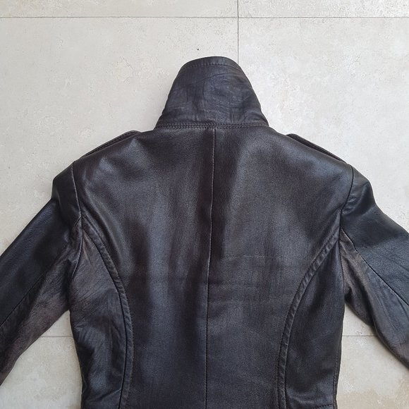 Danier Brown Leather Jacket - Picture 11 of 15